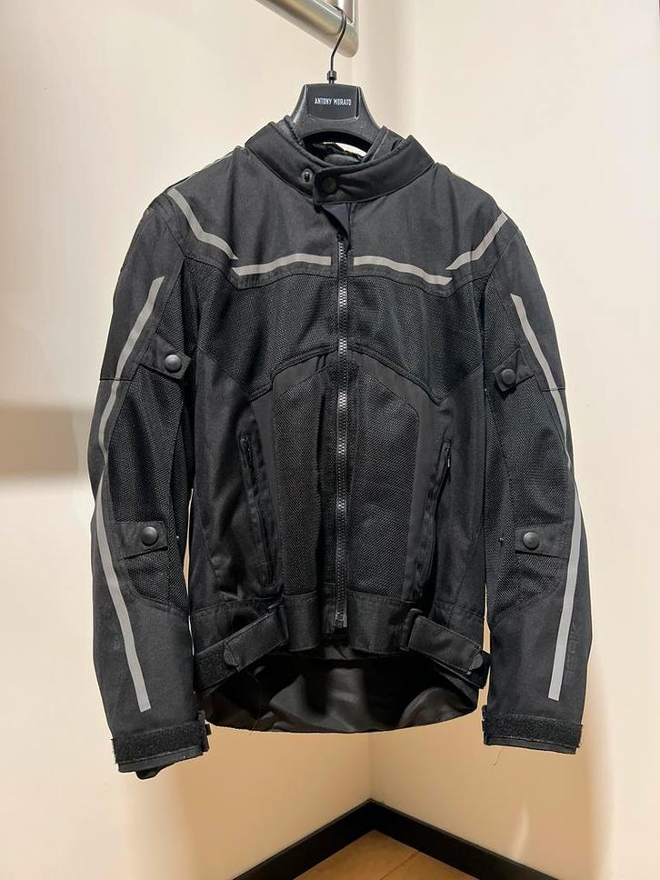 Berik Sonic Air Zwart - Textiele Motorjas, Motoren, Kleding | Motorkleding, Jas | textiel, Heren, Tweedehands, Ophalen of Verzenden