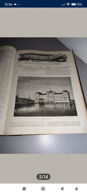 De Belgische illustratie uit 1872-73 beschikbaar voor biedingen