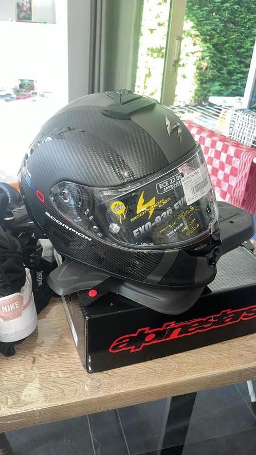 Scorpion EXO-R1 EVO CARBON AIR MG, Motos, Vêtements | Casques de moto, XL, Autres marques, Neuf, sans ticket, Enlèvement