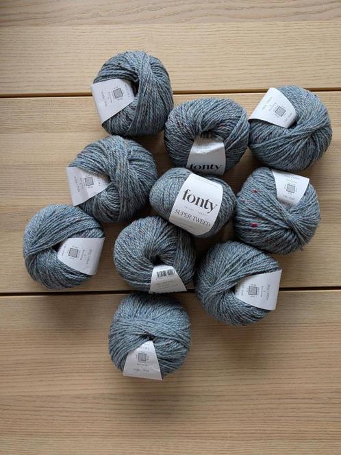 10 bollen Fonty Super Tweed, Hobby en Vrije tijd, Breien en Haken, Nieuw, Breien, Wol of Garen, Ophalen of Verzenden