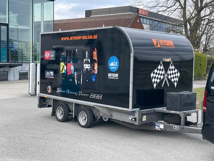 Remorque avec armoire amovible, Autos : Divers, Remorques, Comme neuf, Enlèvement