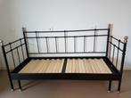 Meubels, Huis en Inrichting, Slaapkamer | Slaapbanken, Ophalen, 90 cm, Eenpersoons, Zwart