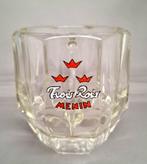 Bierglas Met oor Trois Rois, émail, decalco .Menin, Menen, Ophalen of Verzenden, Gebruikt, Bierglas