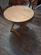 Ikea ronde bijzettafel - inklapbaar, Ophalen, 50 tot 75 cm, Rond, 50 tot 100 cm