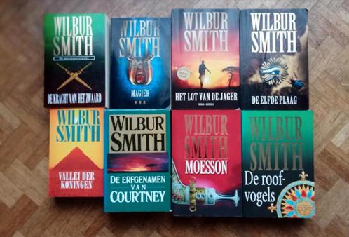8 boeken Wilbur Smith, Livres, Thrillers, Utilisé, Enlèvement ou Envoi