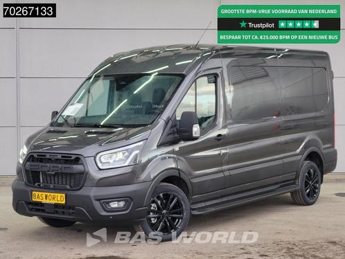 Ford Transit 165pk Automaat Black Edtion L3H2 10'' Xenon Car, Auto's, Bestelwagens en Lichte vracht, Bedrijf, Te koop, Achteruitrijcamera