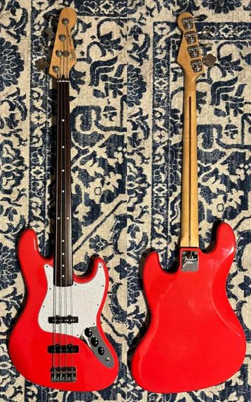 American Fender Jazz Bass  (1992, fretless), Enlèvement ou Envoi, Comme neuf, Électrique, Fretless