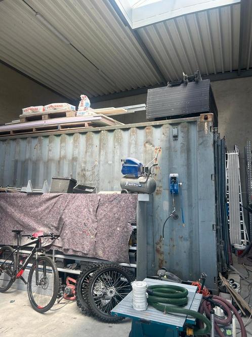 Stevige 20ft tweedehands zeecontainer – Wind- en waterdicht,, Doe-het-zelf en Bouw, Bouwketen en Schaftketen, Gebruikt, Ophalen