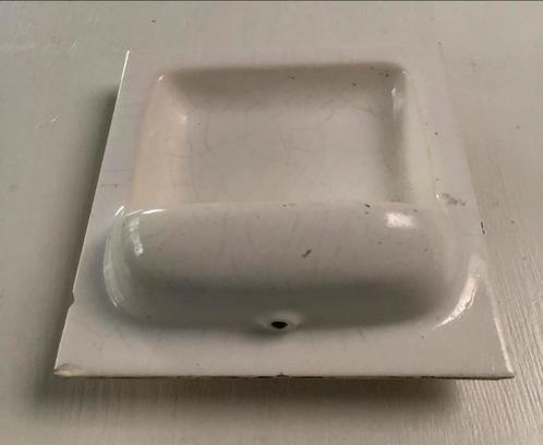 vintage tegel zeepbakje stempel made in Belgium, Antiek en Kunst, Antiek | Keramiek en Aardewerk, Ophalen of Verzenden
