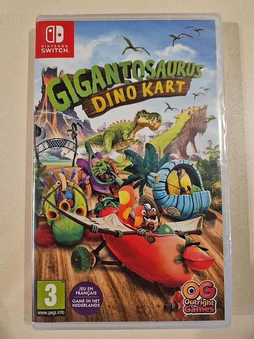 Gigantosaurus: Dino Kart / Switch (Nieuw), Consoles de jeu & Jeux vidéo, Jeux | Nintendo Switch, Neuf, Course et Pilotage, 3 joueurs ou plus