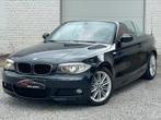 BMW 118d M Cabrio*TVA*Facelift*Euro5*, Auto's, BMW, Zwart, Cabriolet, Blauw, Leder