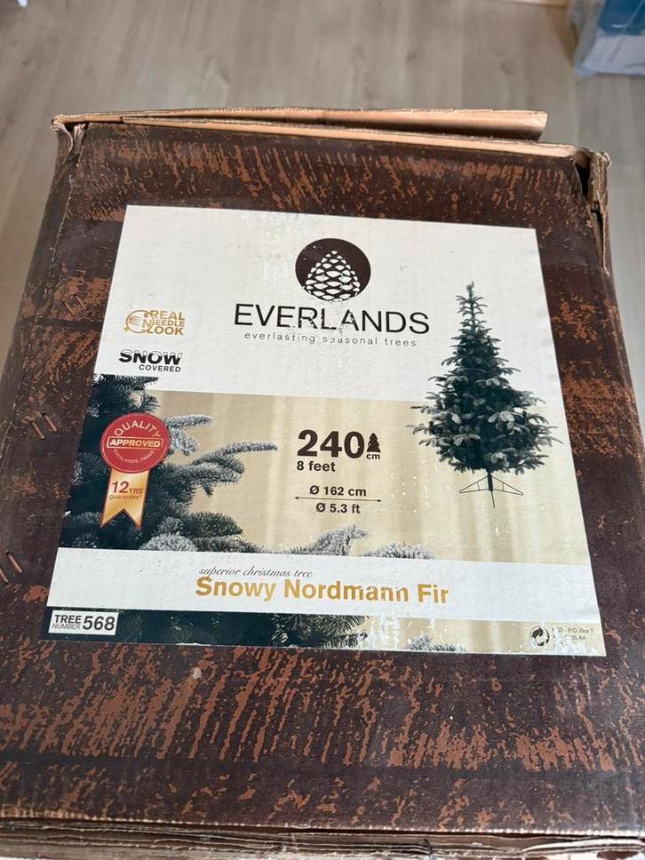 Kerstboom everlands 240 cm, Divers, Noël, Utilisé, Enlèvement