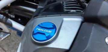 Twalcom oil dop en ventiel set blauw BMW R1200/1250GS-LC beschikbaar voor biedingen