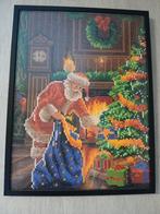 Diamond painting 30 x 40 ingekaderd thema kerstmis, Ophalen of Verzenden, Nieuw, Knutselwerk