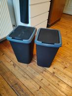 Lot de 2 Poubelles green bin 50L plastique 100% recyclé, 40 litres ou plus, Enlèvement, Utilisé, Synthétique
