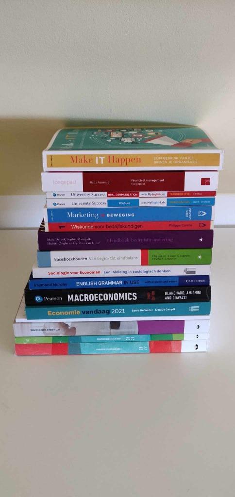boeken handelswetenschap/bedrijfsmanagement, Livres, Livres d'étude & Cours, Comme neuf, Enseignement supérieur, Enlèvement