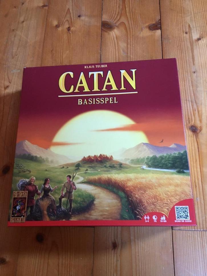 Catan Basisspel Het Bordspel, Hobby en Vrije tijd, Gezelschapsspellen | Bordspellen, Zo goed als nieuw, Drie of vier spelers, Ophalen of Verzenden