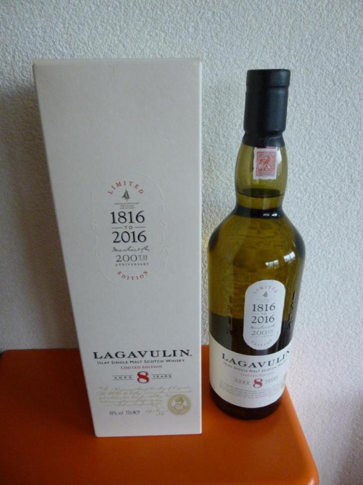 SINGLE MALT SCOTCH WHISKY"LAGAVULLIN 8 YEARS"200TH EDITION, Verzamelen, Wijnen, Nieuw, Overige typen, Overige gebieden, Vol, Ophalen of Verzenden