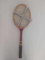 Raquette de tennis en bois, Sport en Fitness, Ophalen of Verzenden, Zo goed als nieuw, Racket