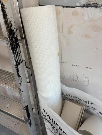 Papier peint non tissé et colle à papier peint non tissée, Enlèvement, Moins de 10 m², Blanc