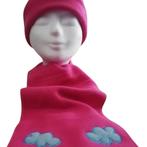 Winter fleece set kinderen roze one size, Kinderen en Baby's, Kinderkleding | Mutsen, Sjaals en Handschoenen, Ophalen of Verzenden