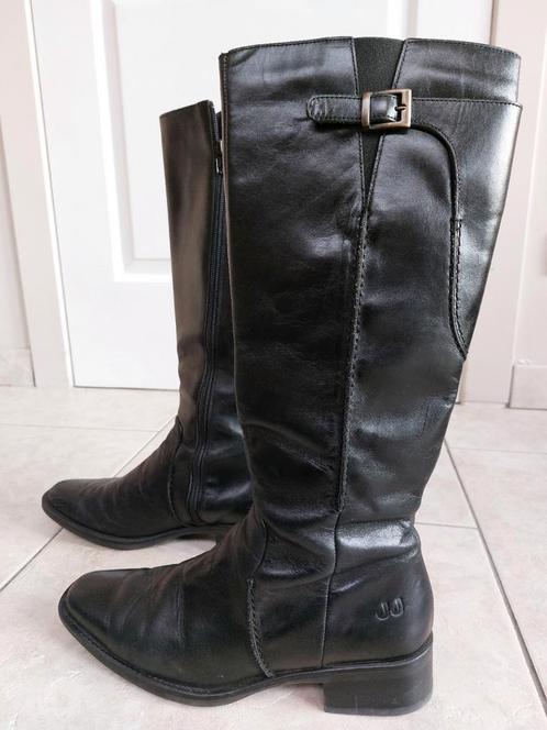 Bottes : cuissardes 40, cuir, noires, femmes, Vêtements | Femmes, Chaussures, Comme neuf, Bottes hautes, Noir, Enlèvement ou Envoi