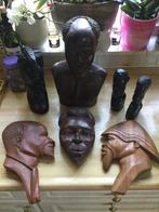 Afrikaanse beelden en maskers heel oud nieuwstaat!, Ophalen of Verzenden, Zo goed als nieuw