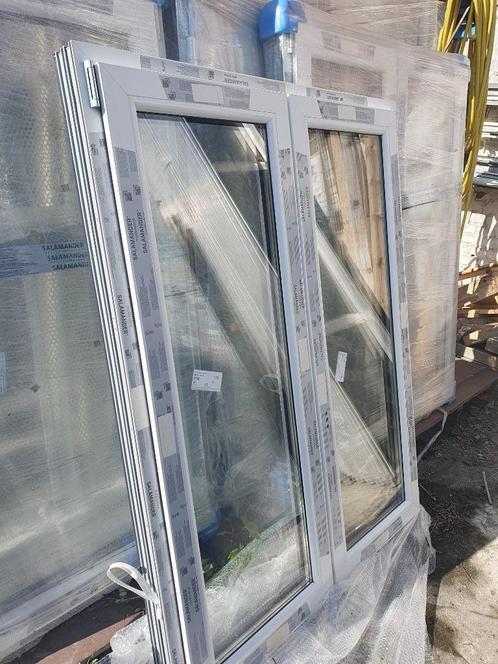 chassis fenêtres pvc neuf, Doe-het-zelf en Bouw, Glas en Ramen, Nieuw, Gevelraam of Ruit, 160 cm of meer, 120 tot 160 cm, Veiligheidsglas