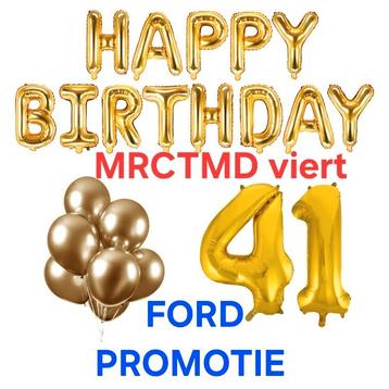 FORD SET PROMOTIE: ja en dit voor 41ste verjaardag MRCTMD  ! beschikbaar voor biedingen