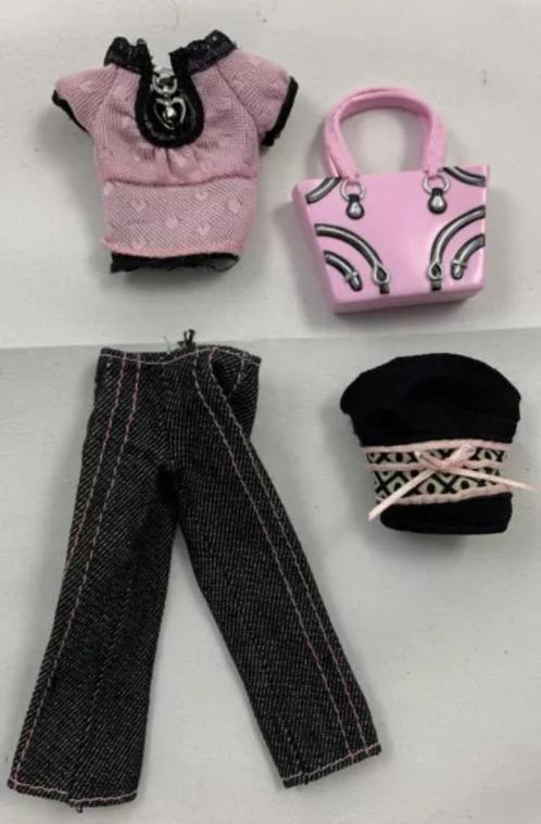 Barbie My Scene Levi's Shopping Spree tas shirt en broek pop, Verzamelen, Poppen, Zo goed als nieuw, Pop, Verzenden