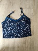 crop top S in nieuwstaat, Kleding | Dames, Topjes, Blauw, Ophalen of Verzenden, Zo goed als nieuw, Maat 36 (S)