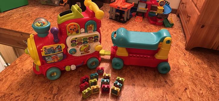 Looptrein, Kinderen en Baby's, Speelgoed | Actiefiguren, Zo goed als nieuw, Ophalen