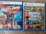 Star Wars outlaws + GTA 5, Games en Spelcomputers, Games | Sony PlayStation 5, Ophalen of Verzenden