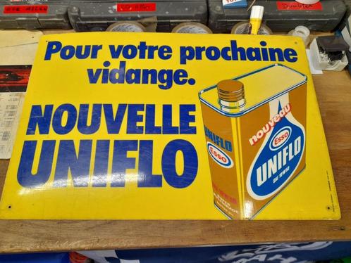 oude esso new uniflo 60x40 kunststof plaat, Verzamelen, Merken en Reclamevoorwerpen, Gebruikt, Overige typen, Verzenden