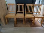 4 Grenen stoelen, Ophalen, Gebruikt