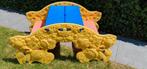 2 in 1 Picknick tafel en schommelbank, Kinderen en Baby's, Ophalen, Gebruikt