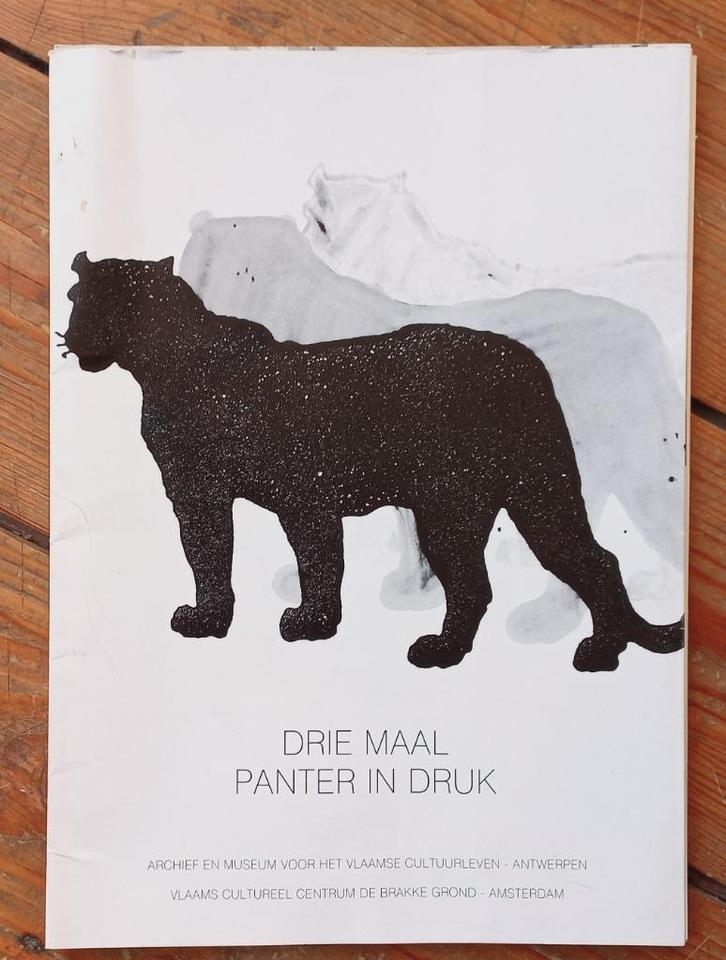 De Zwarte Panter in druk 1986 Fred Bervoets Jan Cox, Boeken, Kunst en Cultuur | Beeldend, Ophalen of Verzenden