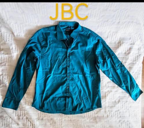 Jbc herenhemd Maat XXL appelblauwzeegroen, Kleding | Heren, Overhemden, Zo goed als nieuw, Blauw, Ophalen of Verzenden