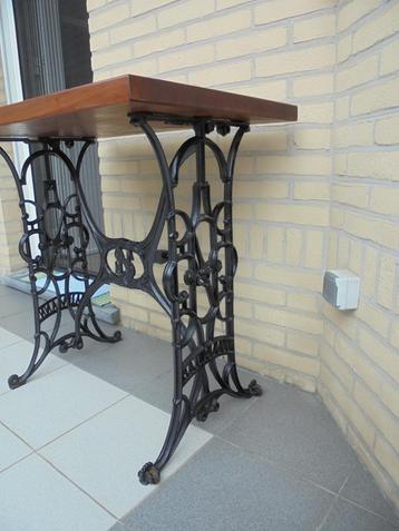 Mooi art nouveau upcycling tuin-, terras-, bijzettafeltje beschikbaar voor biedingen
