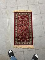 Klein handgeknoopt oosters tapijt – wol – rood – vintage, Ophalen