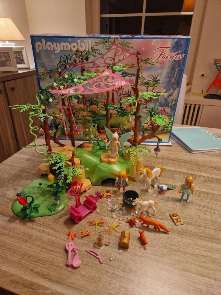 Playmobil 9132 - Magisch feeëntuin, Kinderen en Baby's, Speelgoed | Playmobil, Gebruikt, Complete set, Ophalen
