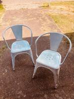 10 terrasstoelen tolix jaren 50 model fauteuil a56 ral, Ophalen