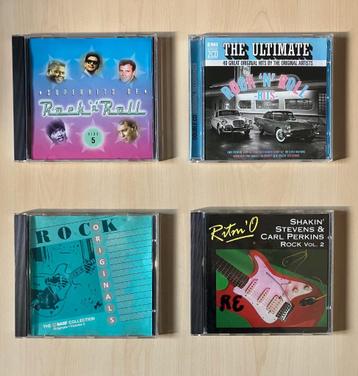 Rock & Roll 4 Top CD's & 1 Jumbo Hits CD beschikbaar voor biedingen