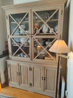 Armoire chêne massif, greige, parfait état, très élégante, Enlèvement, Chêne