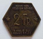 Belgian Congo 1943 - 2 Fr - Leopold III - KM# 25 - Pr, Envoi, Monnaie en vrac