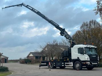 Scania P230 36tm KRAAN+JIB+LIER/WINCH+EURO5!ROOF/DACH!MANUTE beschikbaar voor biedingen