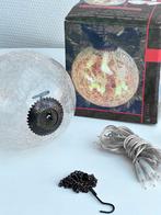 Glazen decoratieve kerstbal - craquelé glas, Diversen, Ophalen of Verzenden