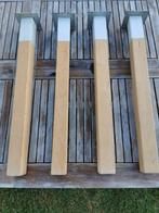4 beuken tafelpoten, Doe-het-zelf en Bouw, Hout en Planken, Ophalen, Zo goed als nieuw, Beuken
