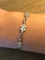 Zilveren armbandje met steentjes, Ophalen of Verzenden, Nieuw, Zilver, Met strass