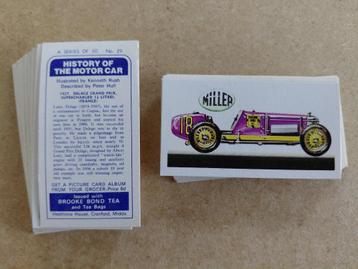 History of the Motor Car complete set 50 chromos 1968 beschikbaar voor biedingen